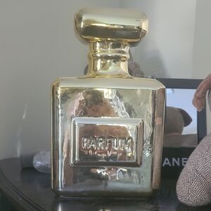 Gold Perfume Bottle Decor